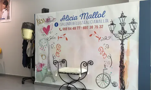Photocall para peluquería