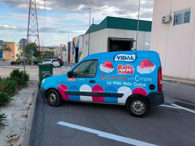 Rotulación integral Vidal Golosinas